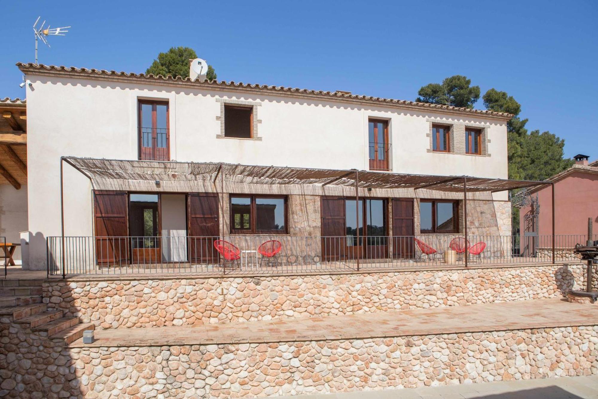 Casa Rural Masia Les Apieres El Pla de Manlleu Exterior foto