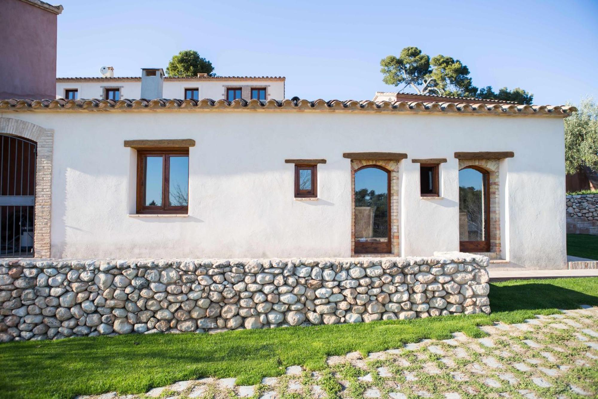 Casa Rural Masia Les Apieres El Pla de Manlleu Exterior foto